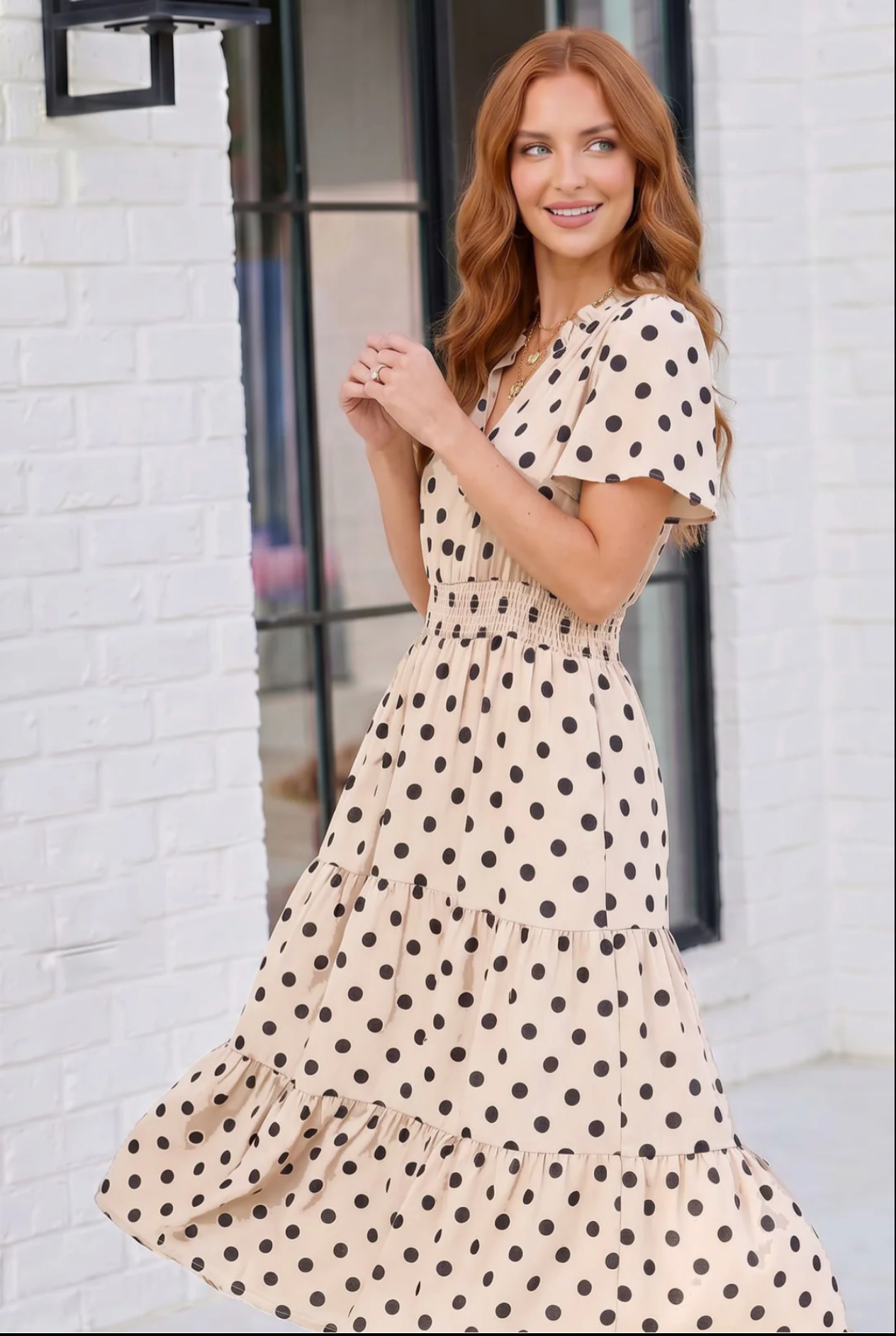Spotted Something Sweet Polka Dot Dress - DR272BW