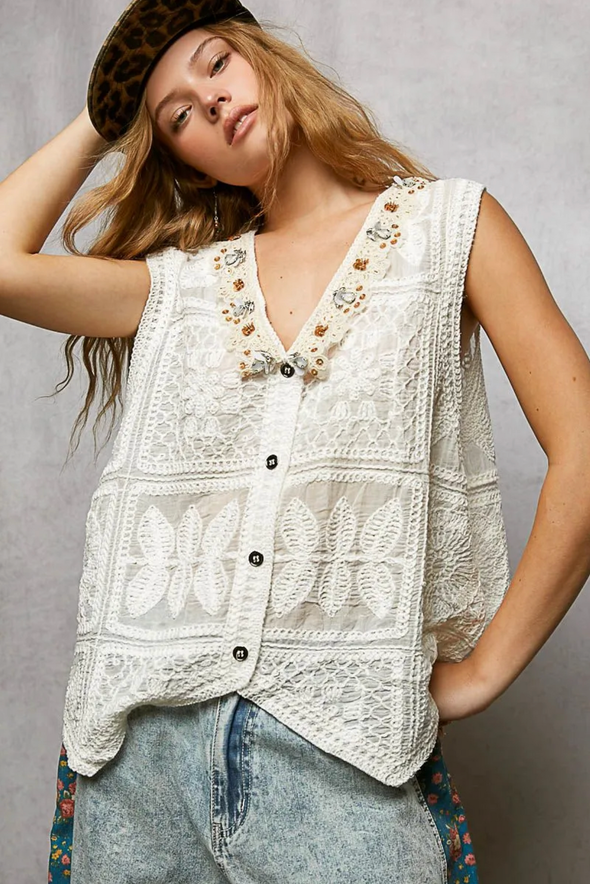 Vintage Romance Cardigan - OT214WH