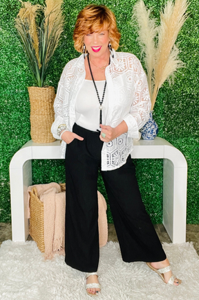 Rodeo Drive Wide Leg Pants - P190BK
