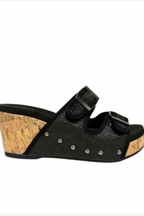 Fresh Stroll Mood Cork Wedge (3 Colors)
