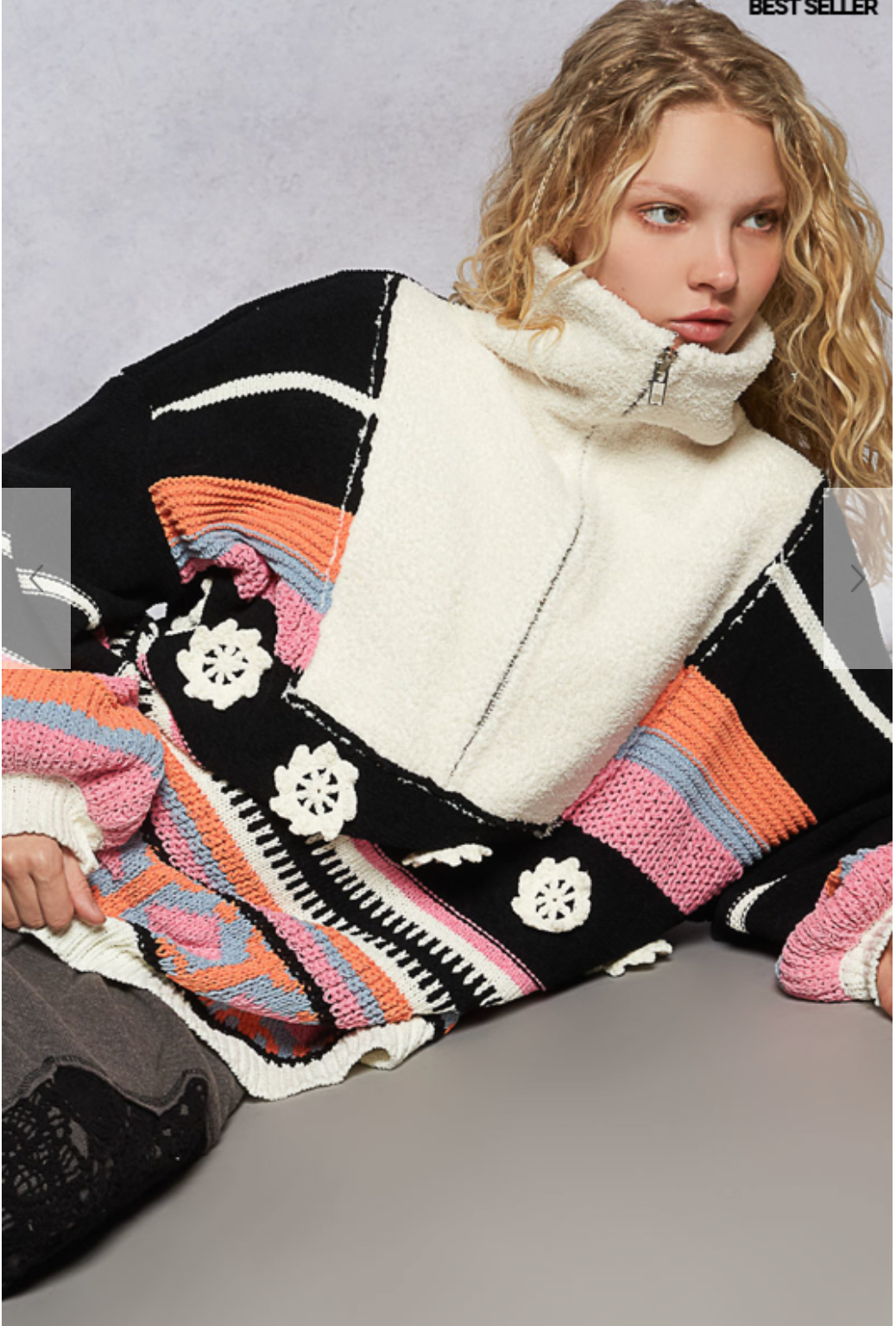 Warm And Cozy Half Zip Sweater - OT013MU