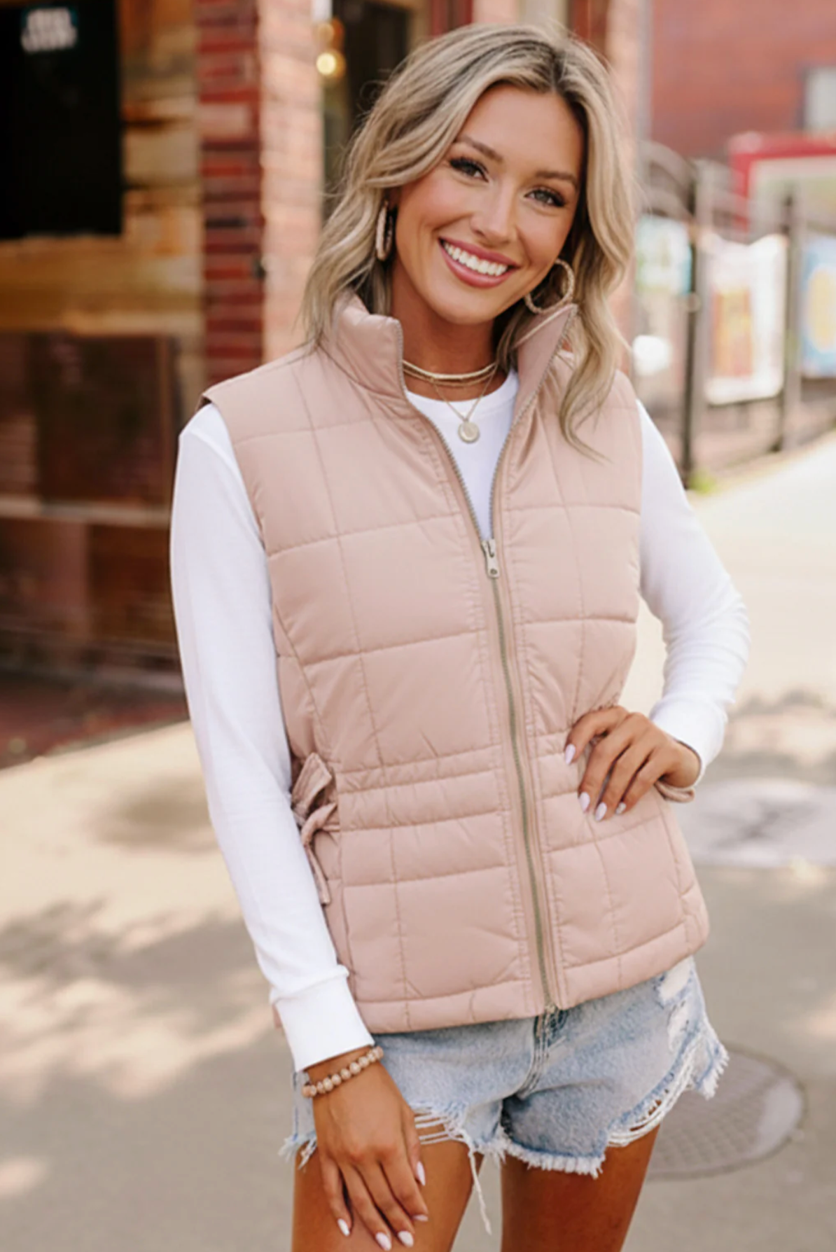 By the Campfire Cozy Tan Vest