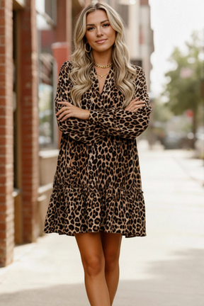 Untamed Beauty Leopard Dress