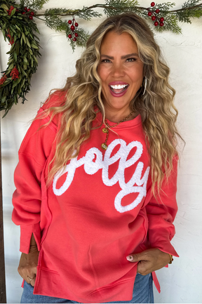 Wrapped In Jolly Cheer Top - S138RD