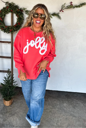 Wrapped In Jolly Cheer Top - S138RD