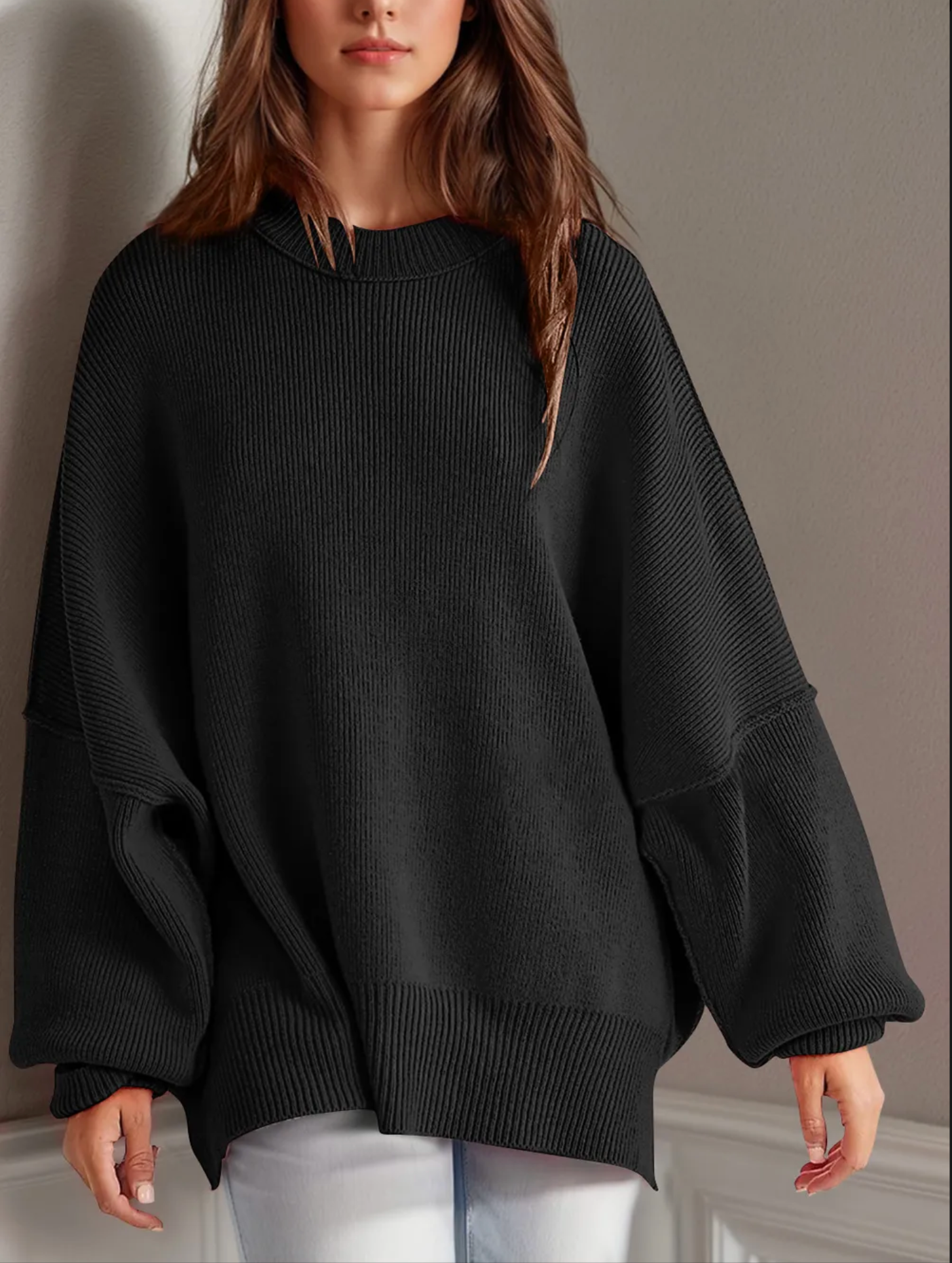 Without Hesitation Black Sweater - S153BK