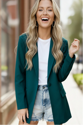 City Chic Green Blazer