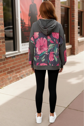 Flower Burst Cozy Hoodie