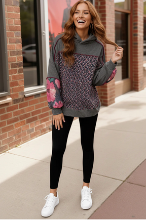 Flower Burst Cozy Hoodie