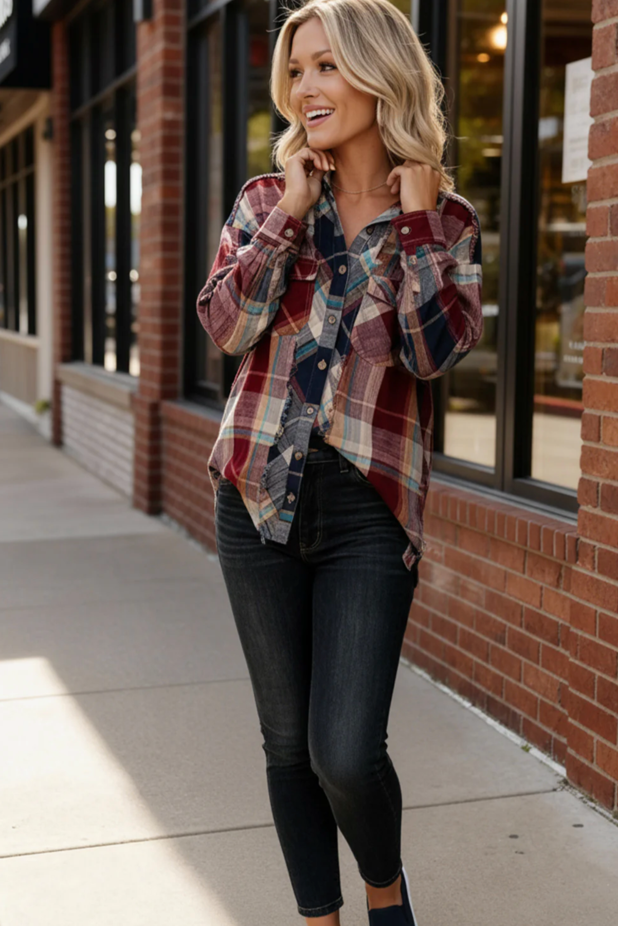 Rustic Remix Flannel Top