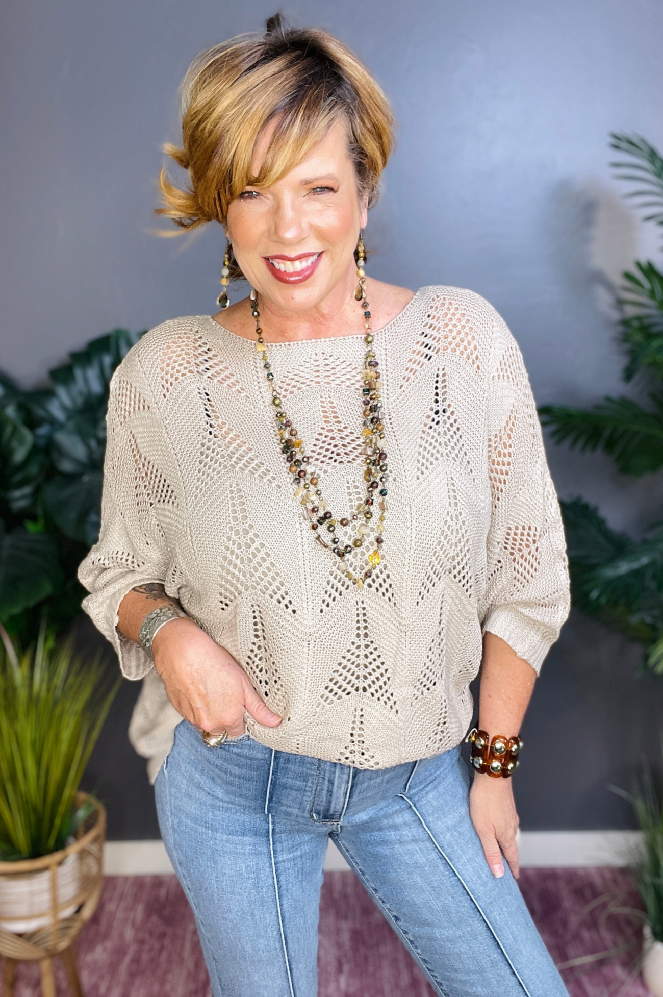 Casual Looks Knit Top - S187TA