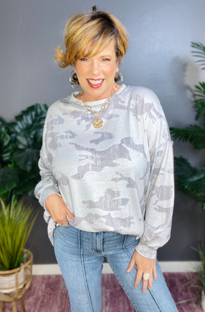 Nowhere To Hide Multicolor Camouflage Sweatshirt - S206MU