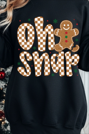 Oh Snap Graphic Sweatshirt - S210BK