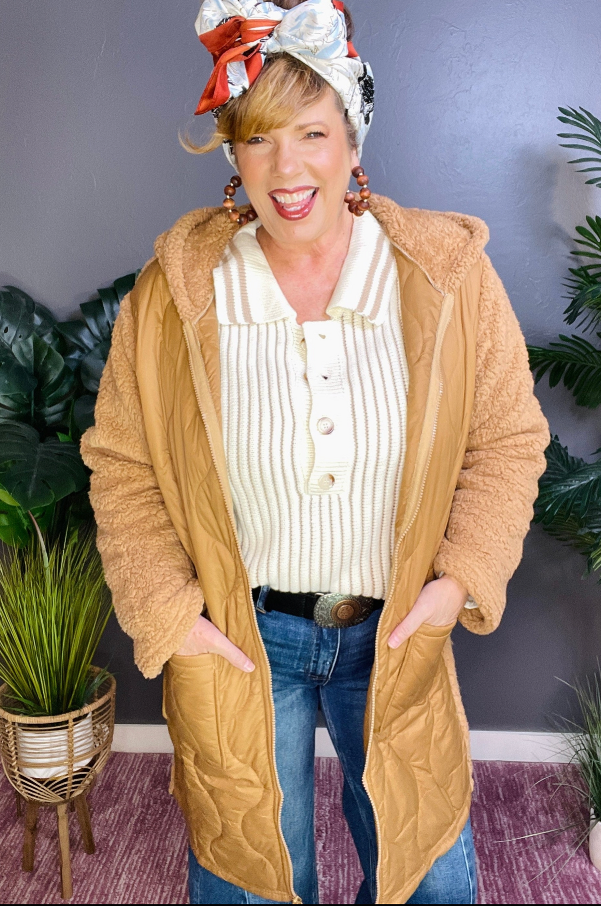 Perfectly Quilted Hooded Jacket - OT105CA