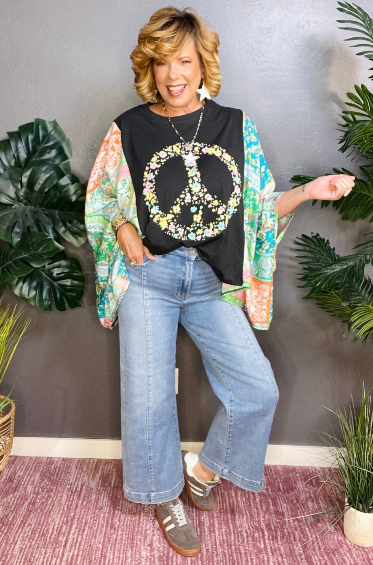 Dakota High Rise Crop Wide Leg Jeans - J014DN