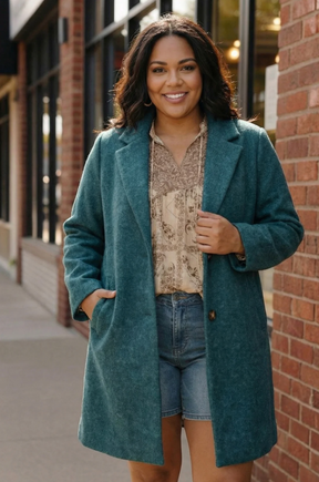 Frosted Teal Dream Coat