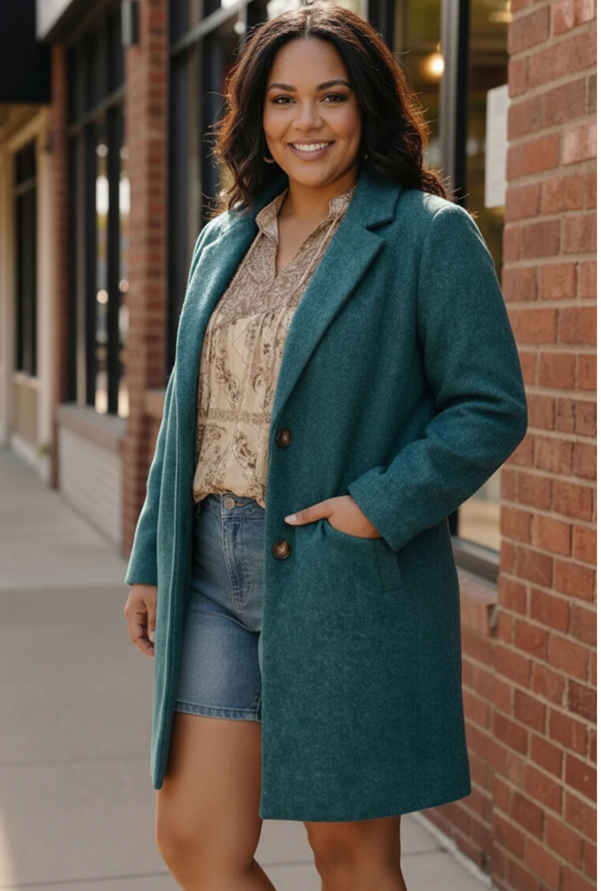 Frosted Teal Dream Coat