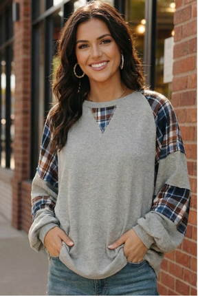 Plaid & Chill Thermal Knit