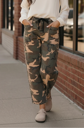 Stealth Mode Camo Drawstring Pants