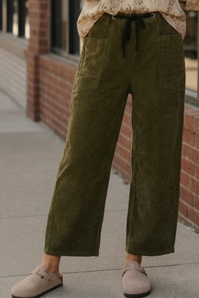 Stealth Mode Olive Drawstring Pants