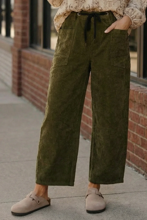 Stealth Mode Olive Drawstring Pants