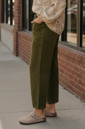 Stealth Mode Olive Drawstring Pants