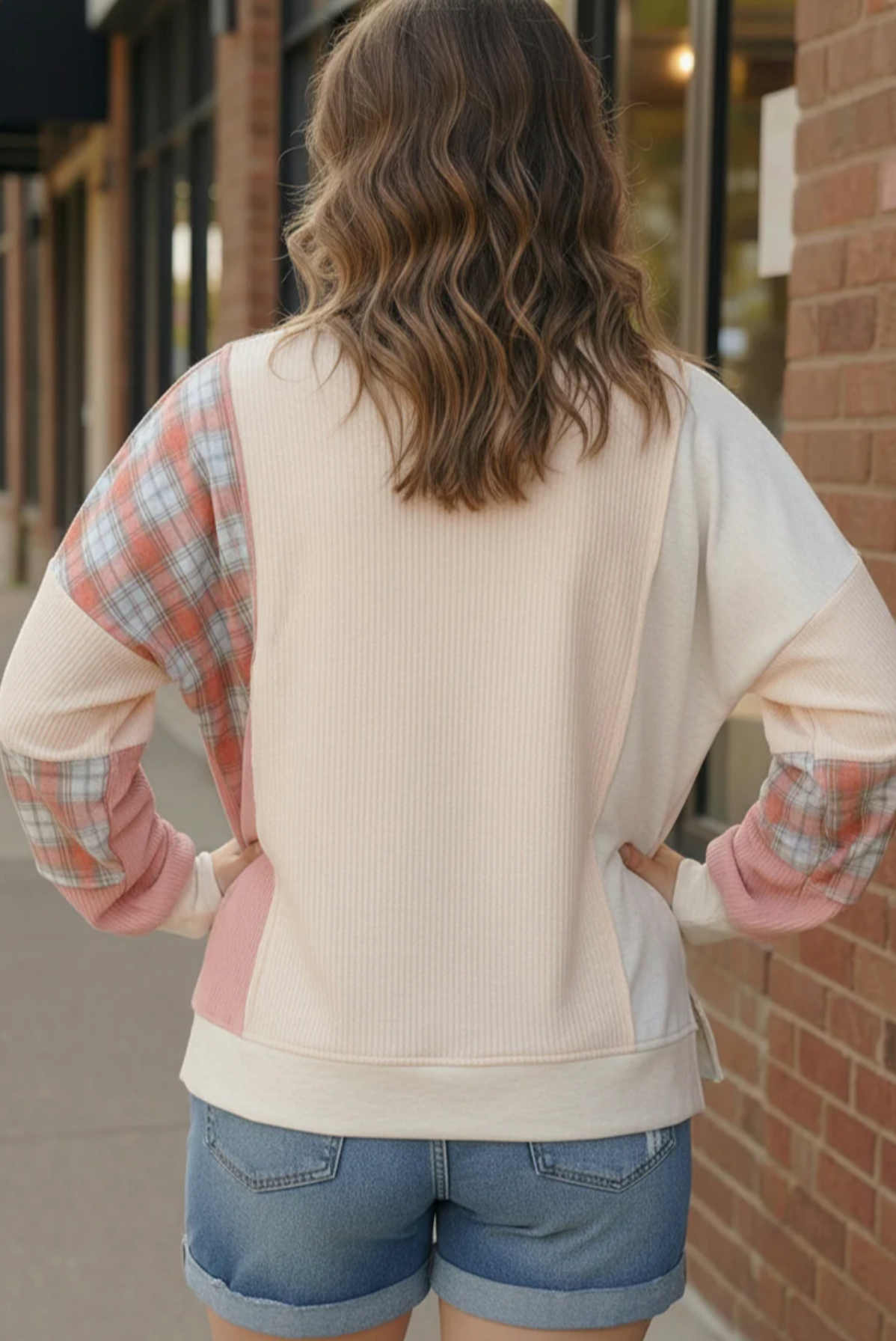 Pretty Prairie Patch Dusty Rose Pullover