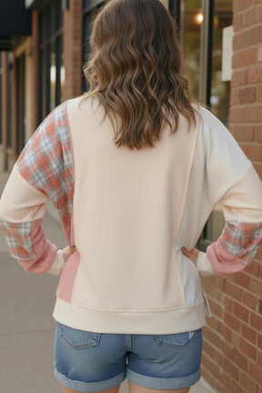 Pretty Prairie Patch Dusty Rose Pullover