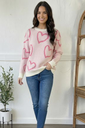 Love Notes Jacquard Sweater