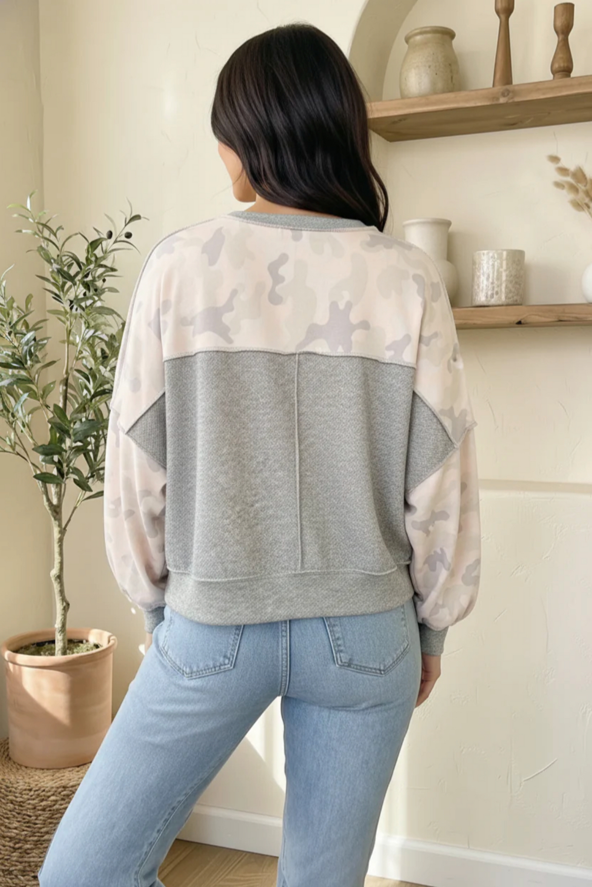 The Comfy Cool Camo Top