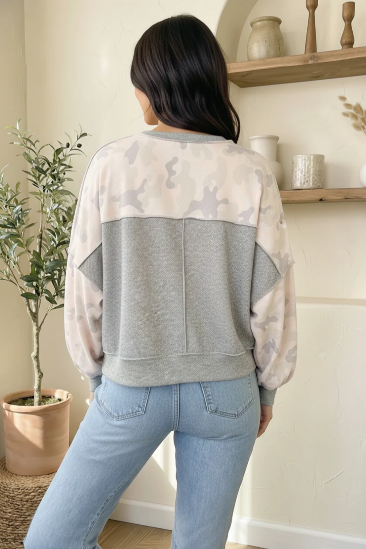 The Comfy Cool Camo Top