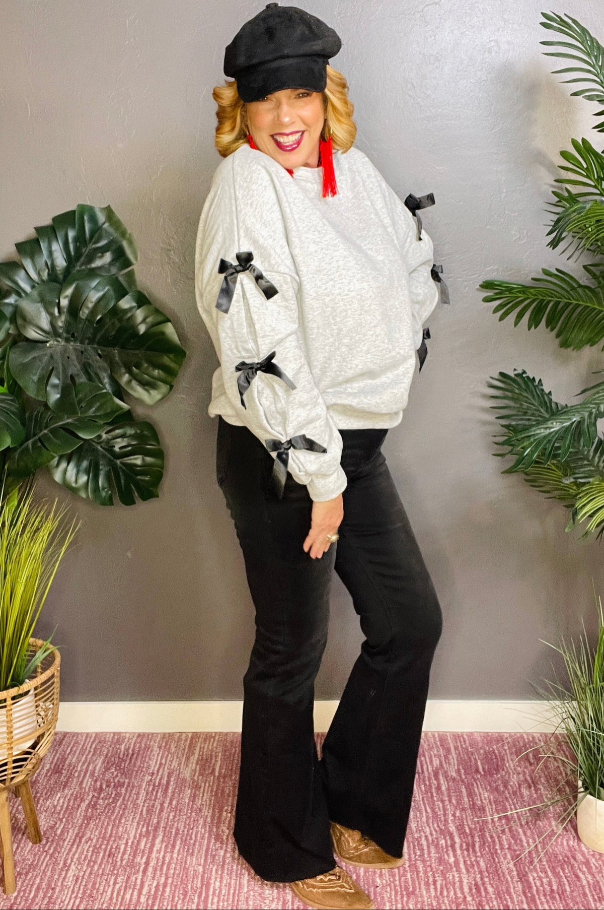 Wrapped In Bows Sweatshirt - S293GR