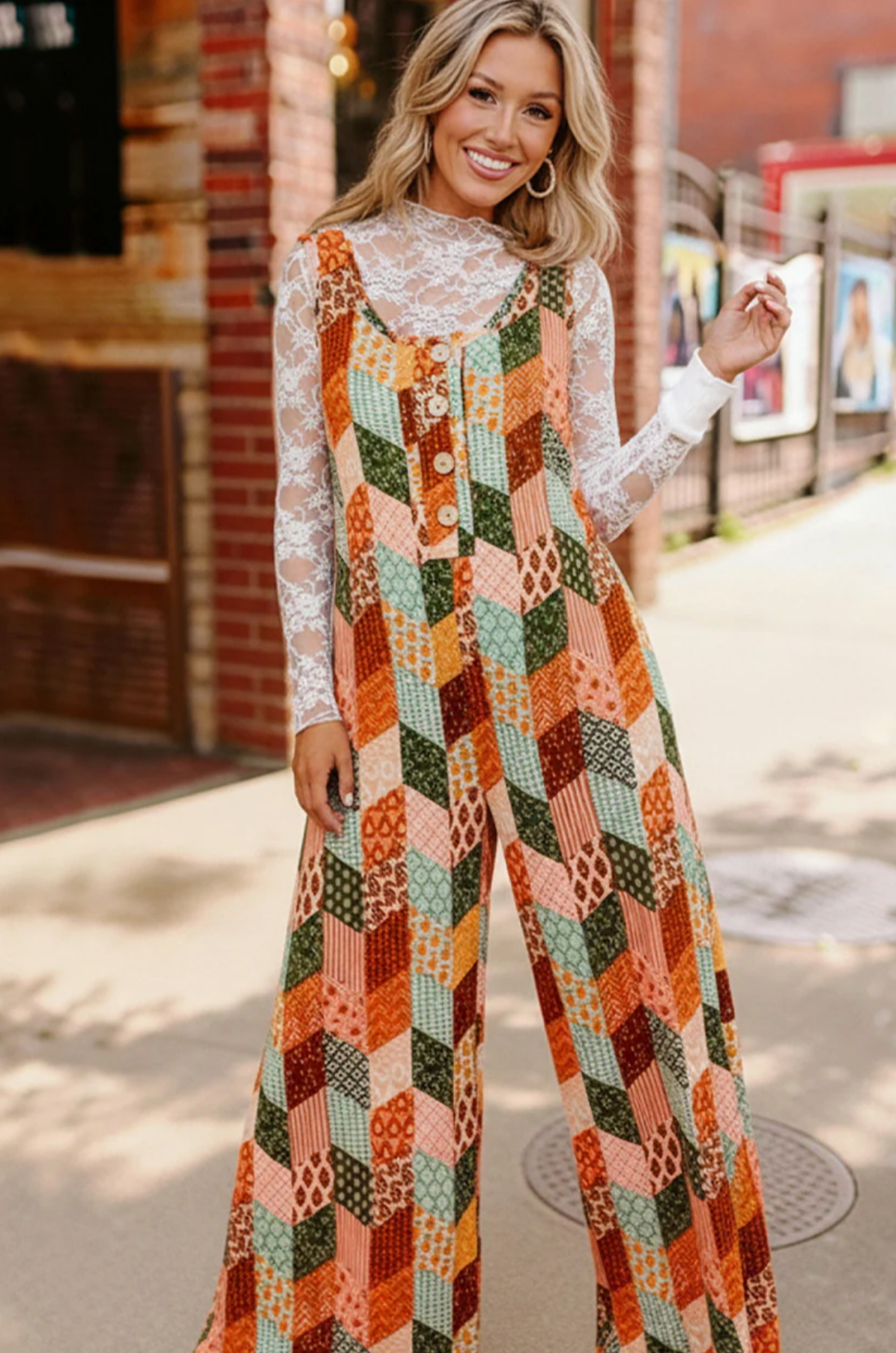 A Cozy Quilt Jumpsuit