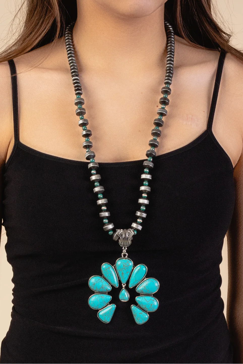 Squash Blossom Necklace - N120TU