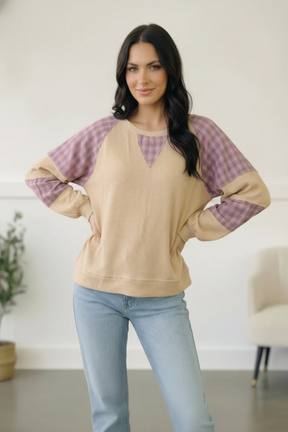 Country Cozy Oatmeal Long Sleeve Thermal