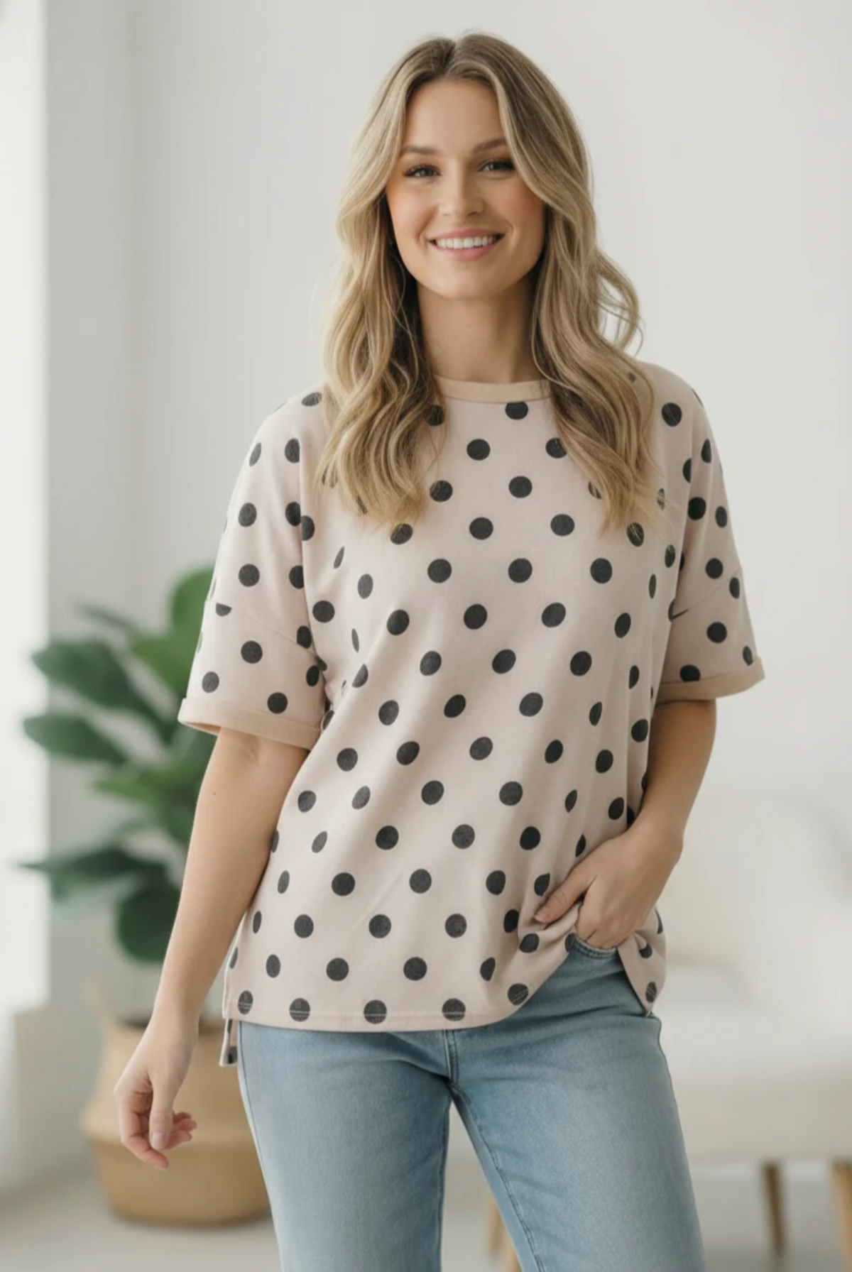 Play Date in Paris Polka Dot Tee