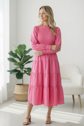 On a Sugar Rush Smocked Midi Dress