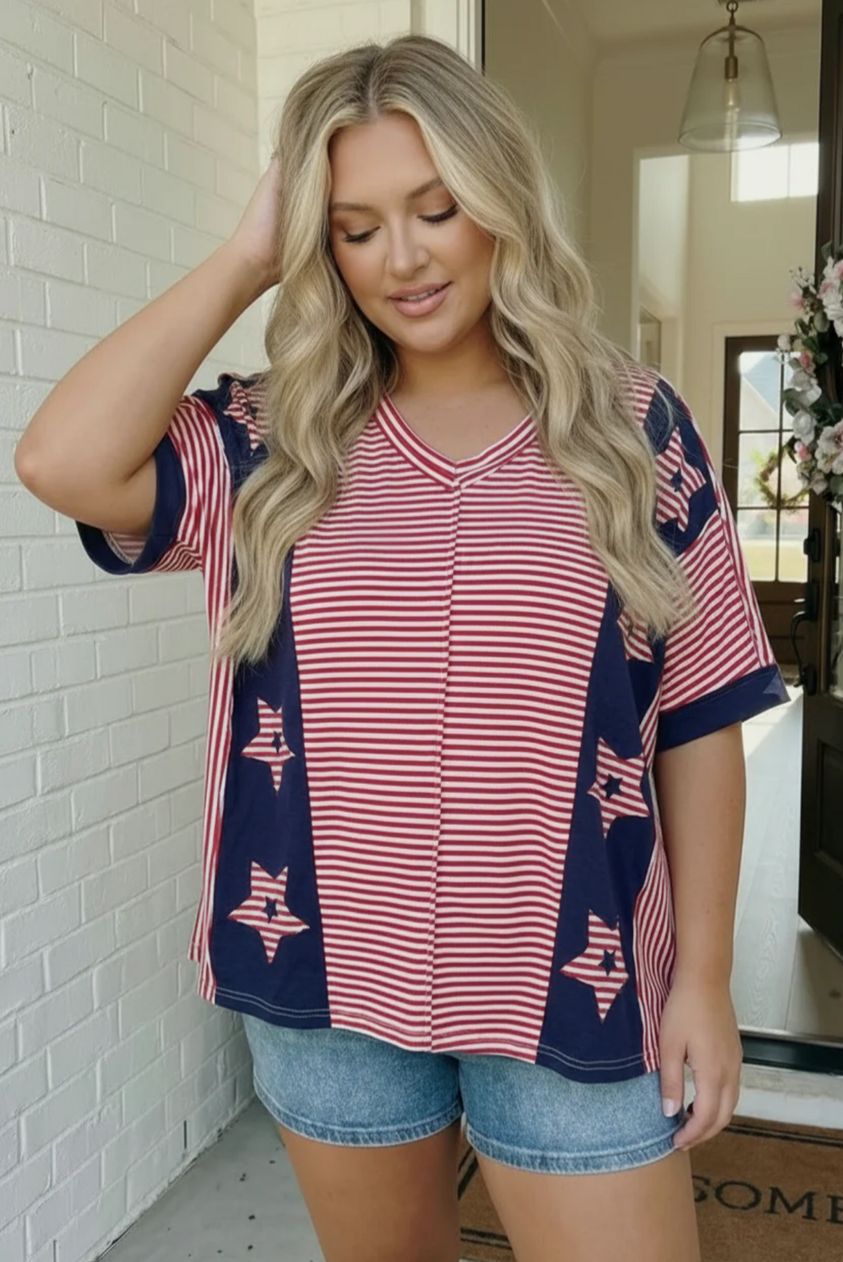 Stars and Stripes Forever Oversized Top