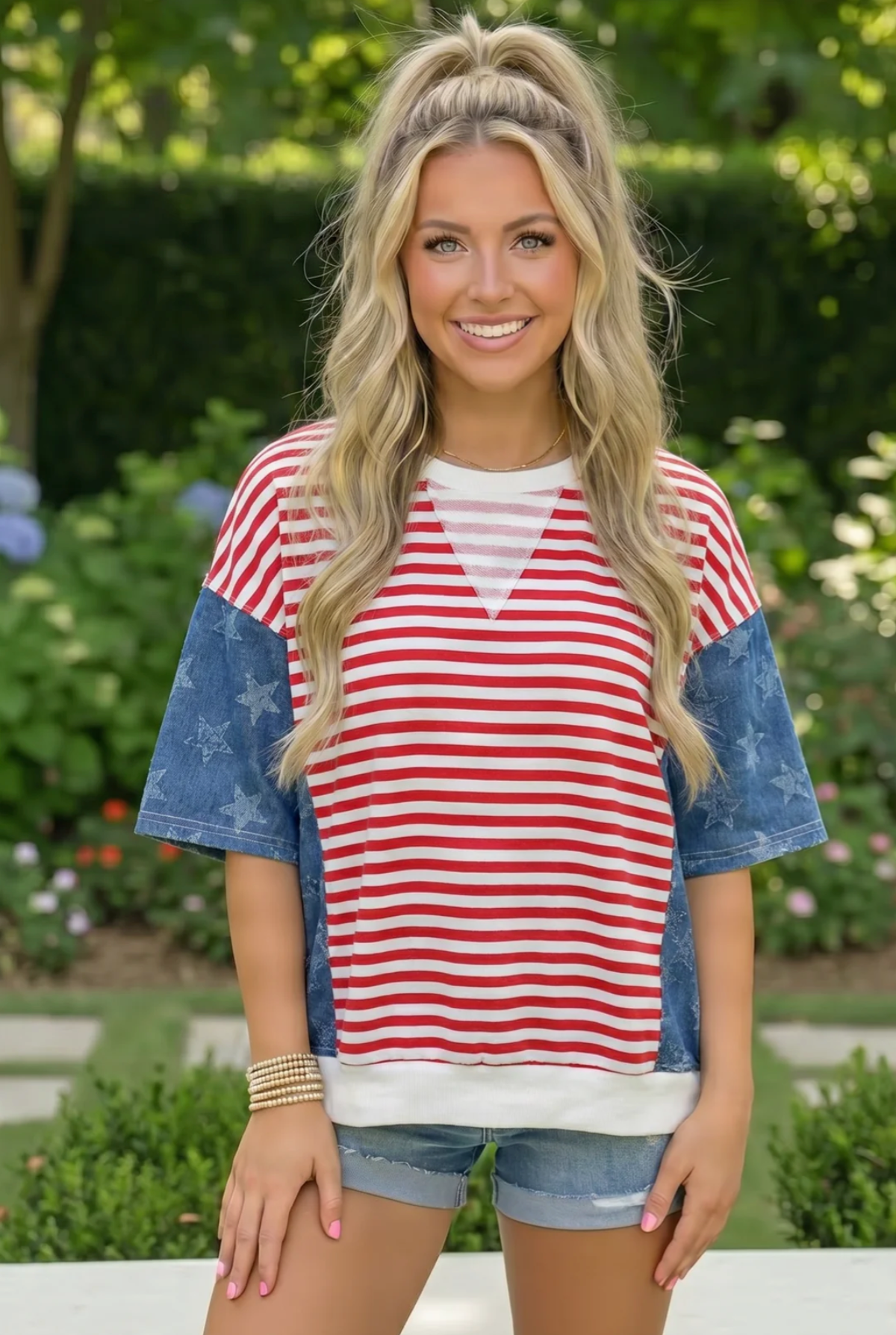 Stars Stripes and So Much Style Top