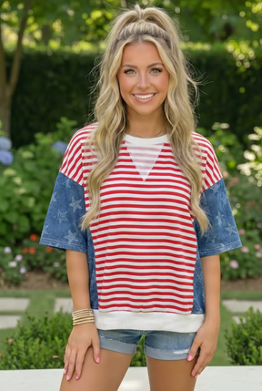 Stars Stripes and So Much Style Top