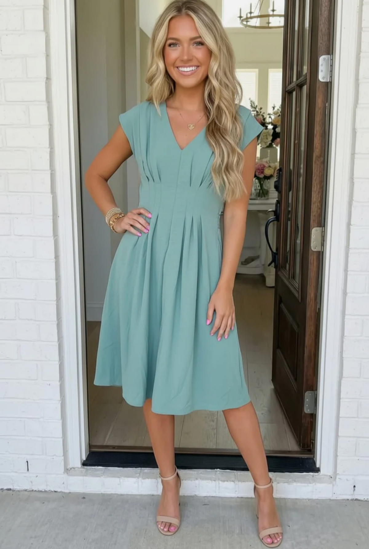 Sweet Sage Dream Midi Dress