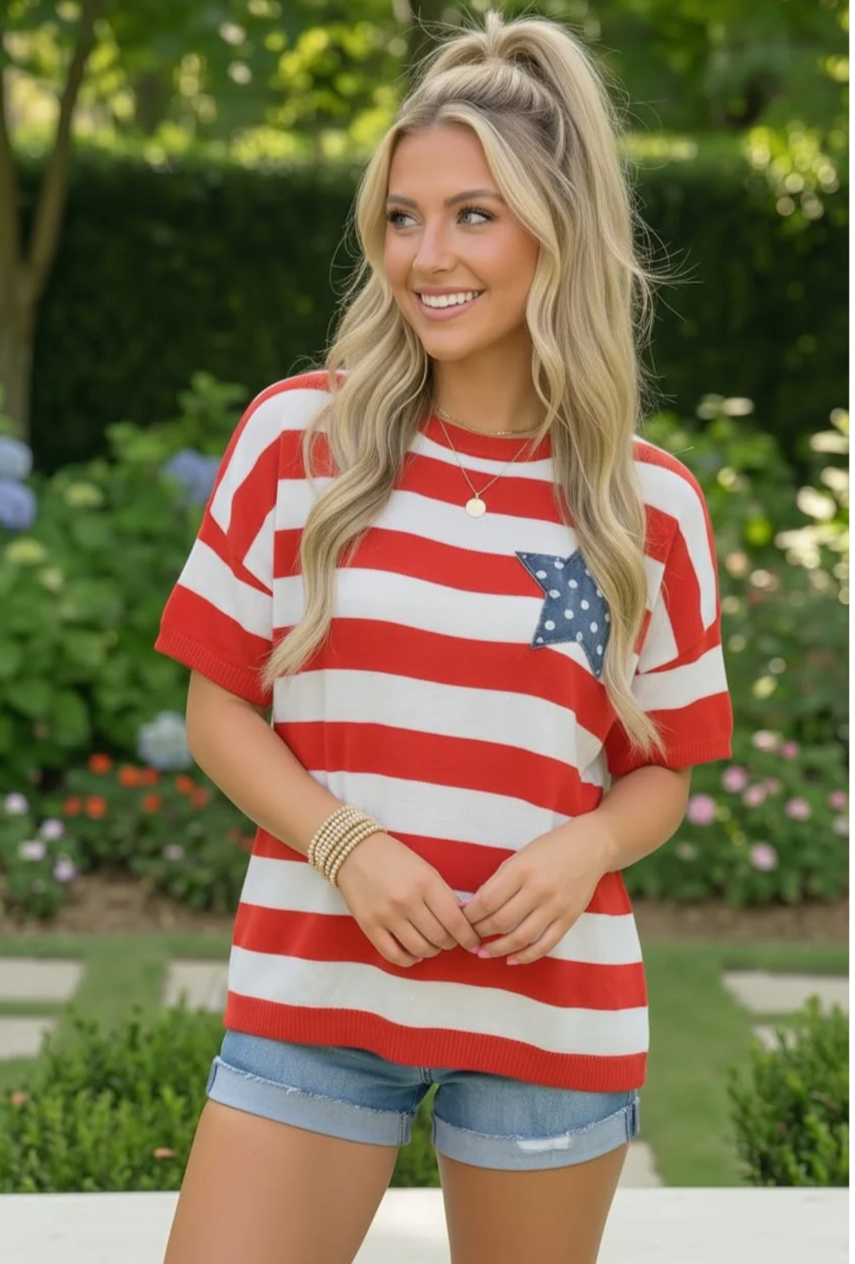 Let's Celebrate Knit Tee