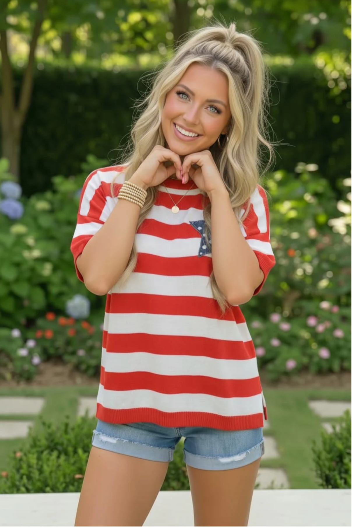 Let's Celebrate Knit Tee