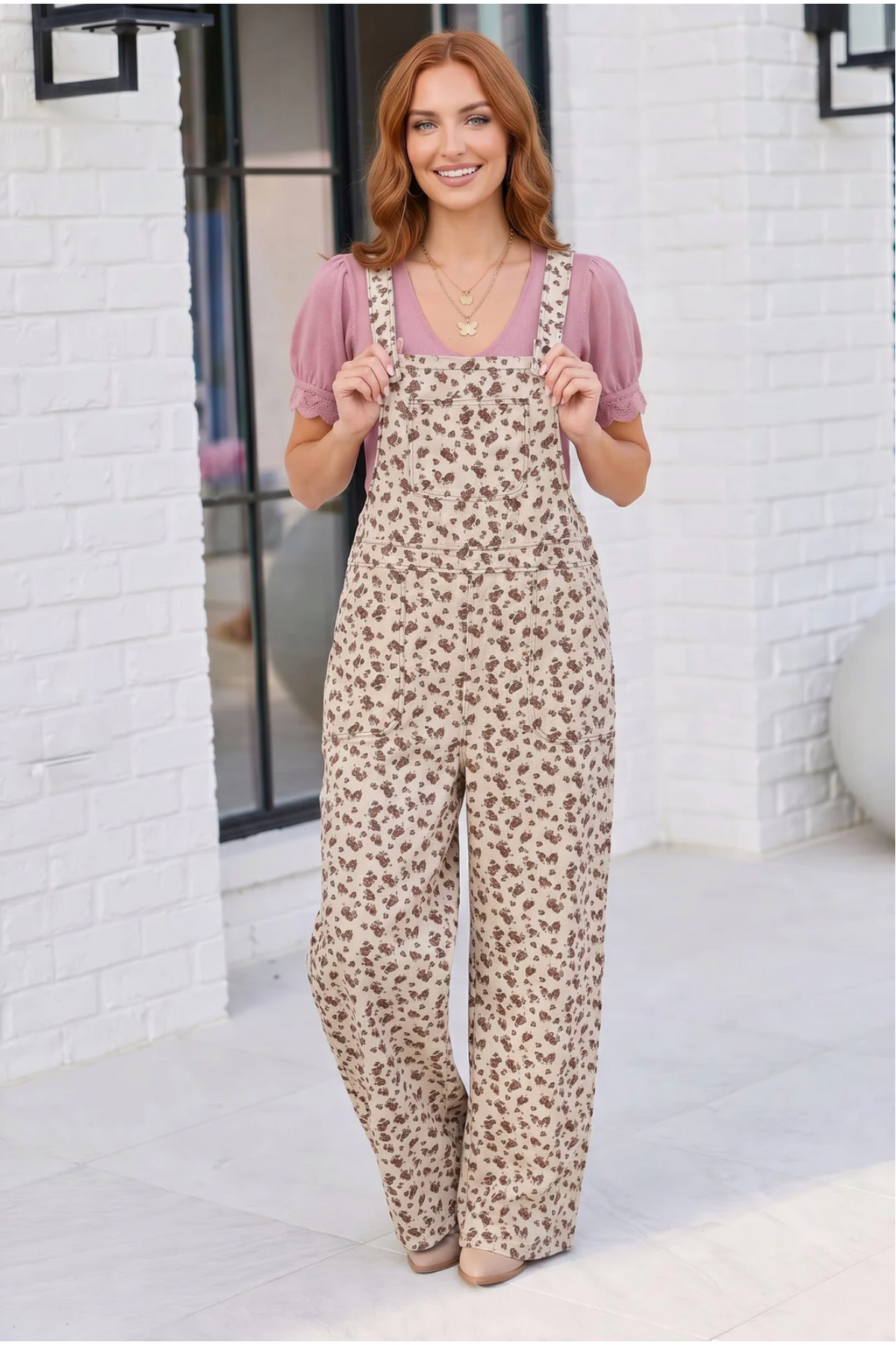 Wildflower Fields Floral Overalls