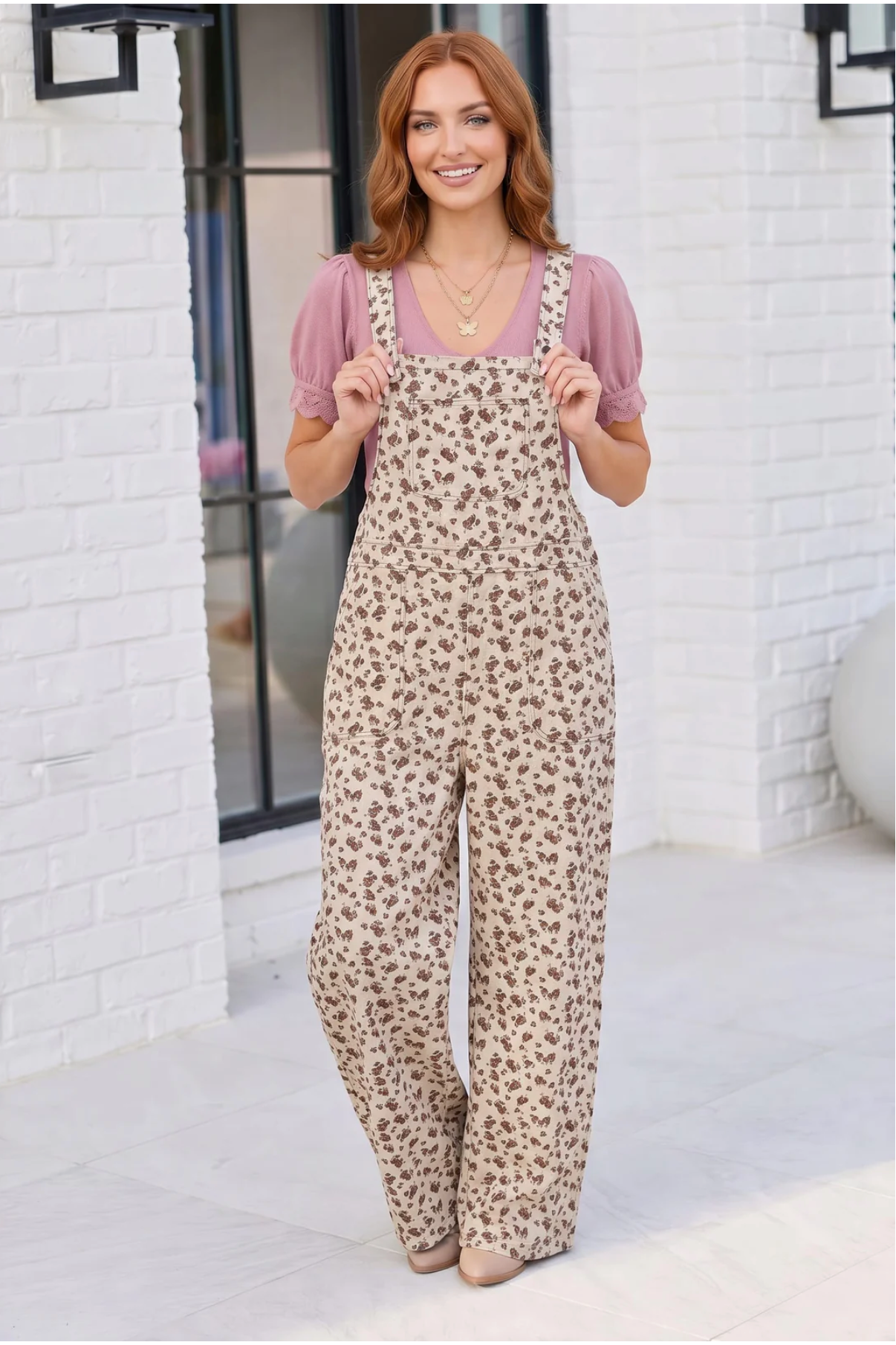 Wildflower Fields Floral Overalls