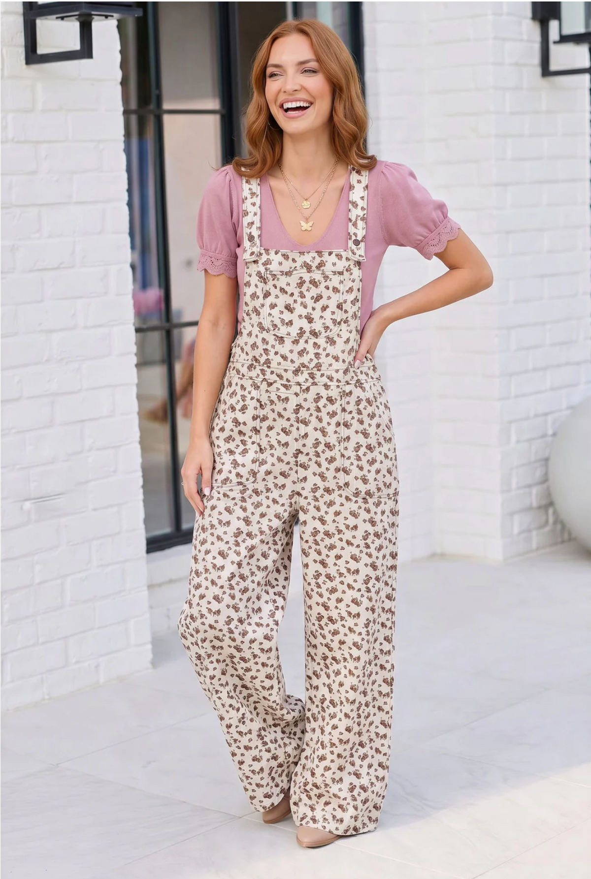 Wildflower Fields Floral Overalls