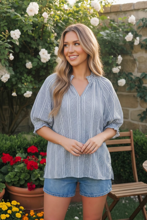 Easy Does It Puff Sleeve Blouse