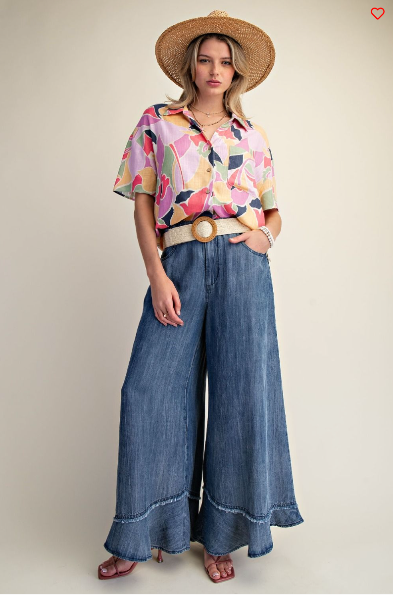 Watercolor Whimsy Top - S727LI
