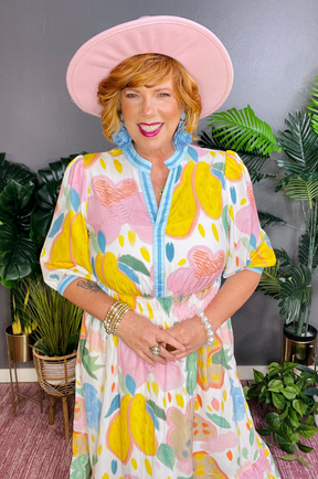 Sweet On You Multicolour Floral Midi Dress - DR218MU
