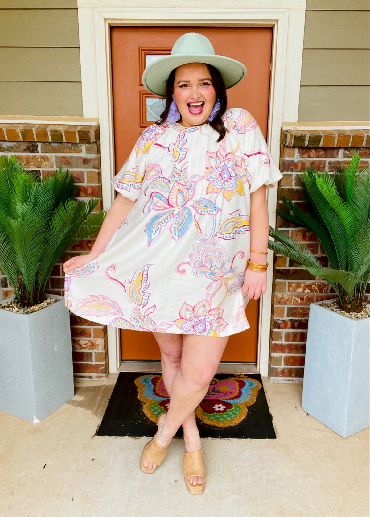 Ready Or Not Boho Off White Floral Dress - DR222OW